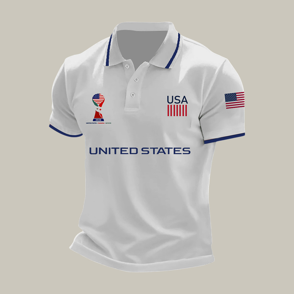 USA 2026 FIFA World Cup Polo Shirt FIFA Club World Cup Bracket Merch Cool Gift For Soccer Lovers