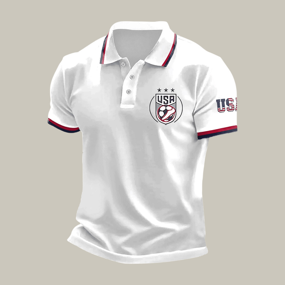 USA 2026 FIFA World Cup Polo Shirt Soccer Lover Shirt Present For Husband