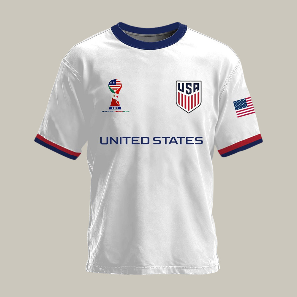 USA 2026 FIFA World Cup T-Shirt Game Day Soccer Fan Merch Gift For Father's Day