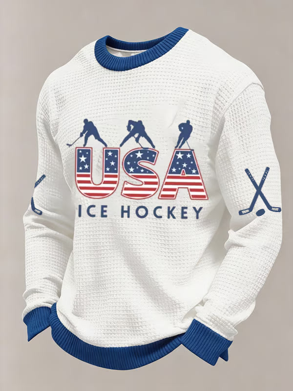 USA 2026 Ice Hockey Sweatshirt Game Day Shirt Best Gifts For Hockey Fans