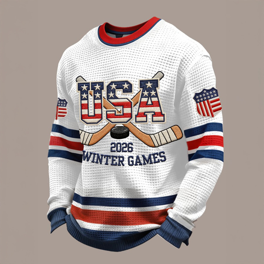 USA 2026 Winter Games Hockey Long Sleeve Shirt Team USA Hockey Apparel