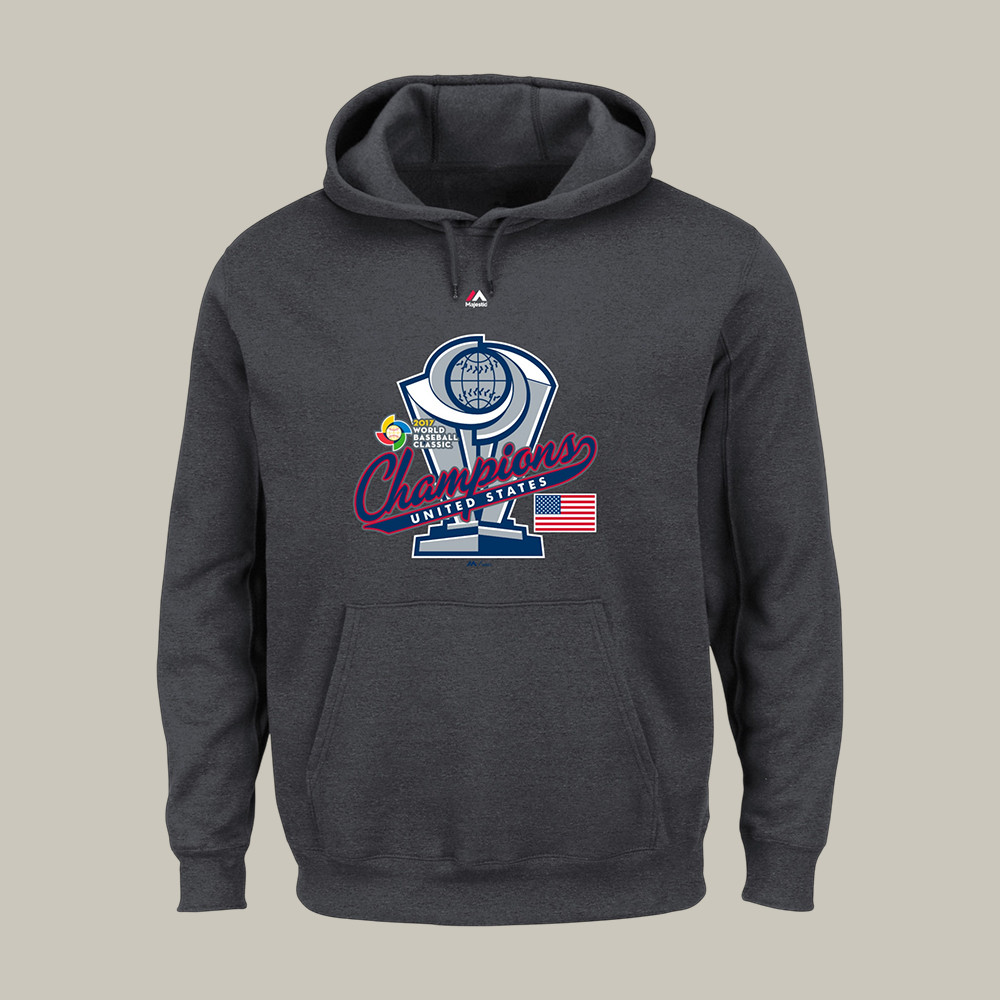 USA 2026 World Baseball Classic Champions Hoodie Team USA Baseball Apparel Fan Gear