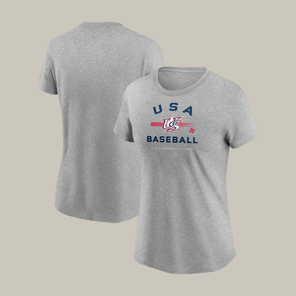 USA 2026 World Baseball Classic Graphic T-Shirt Baseball Fan Clothes Gift For Wife