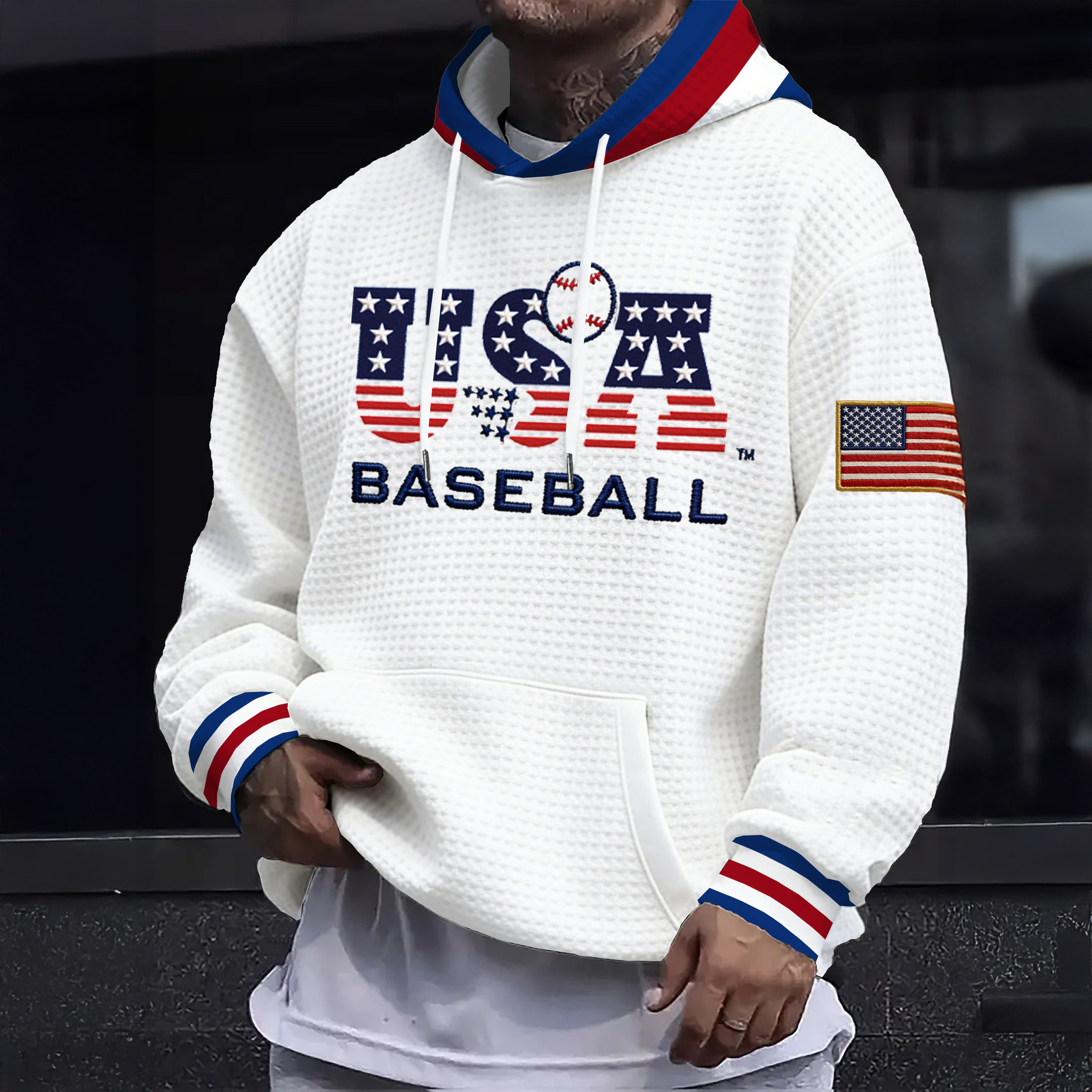 USA 2026 World Baseball Classic Hoodie Baseball Apparel Fan Gift For Husband