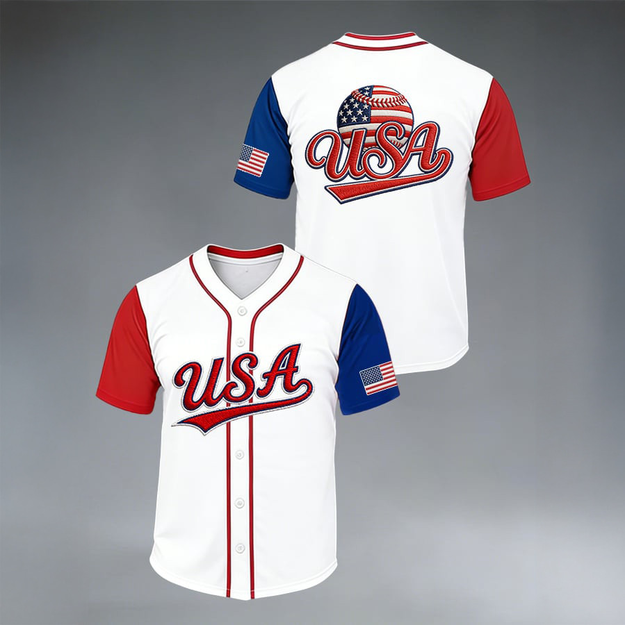 USA 2026 World Baseball Classic Jersey Baseball Clothes Unique Gift For Fans