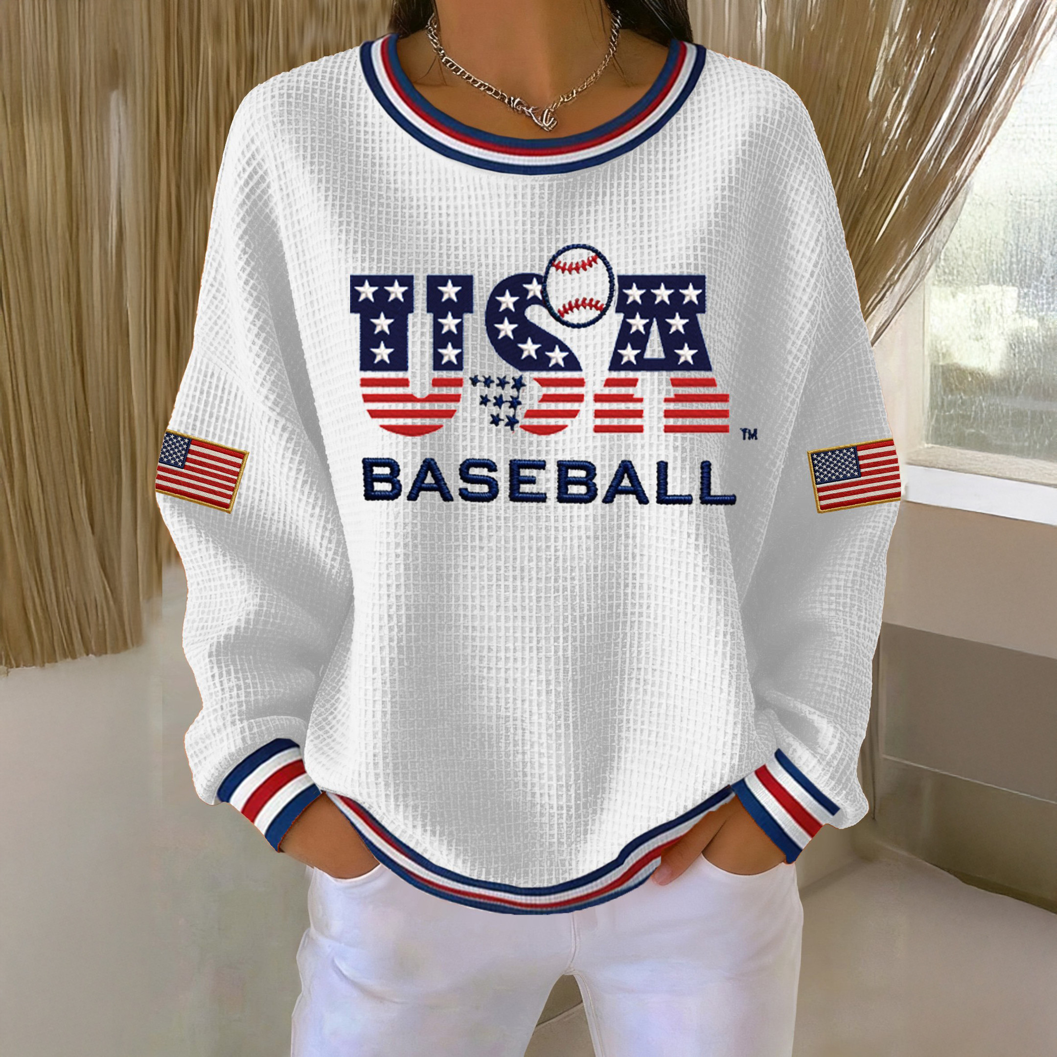 USA 2026 World Baseball Classic Sweatshirt Game Day Clothing Baseball Fan Gift