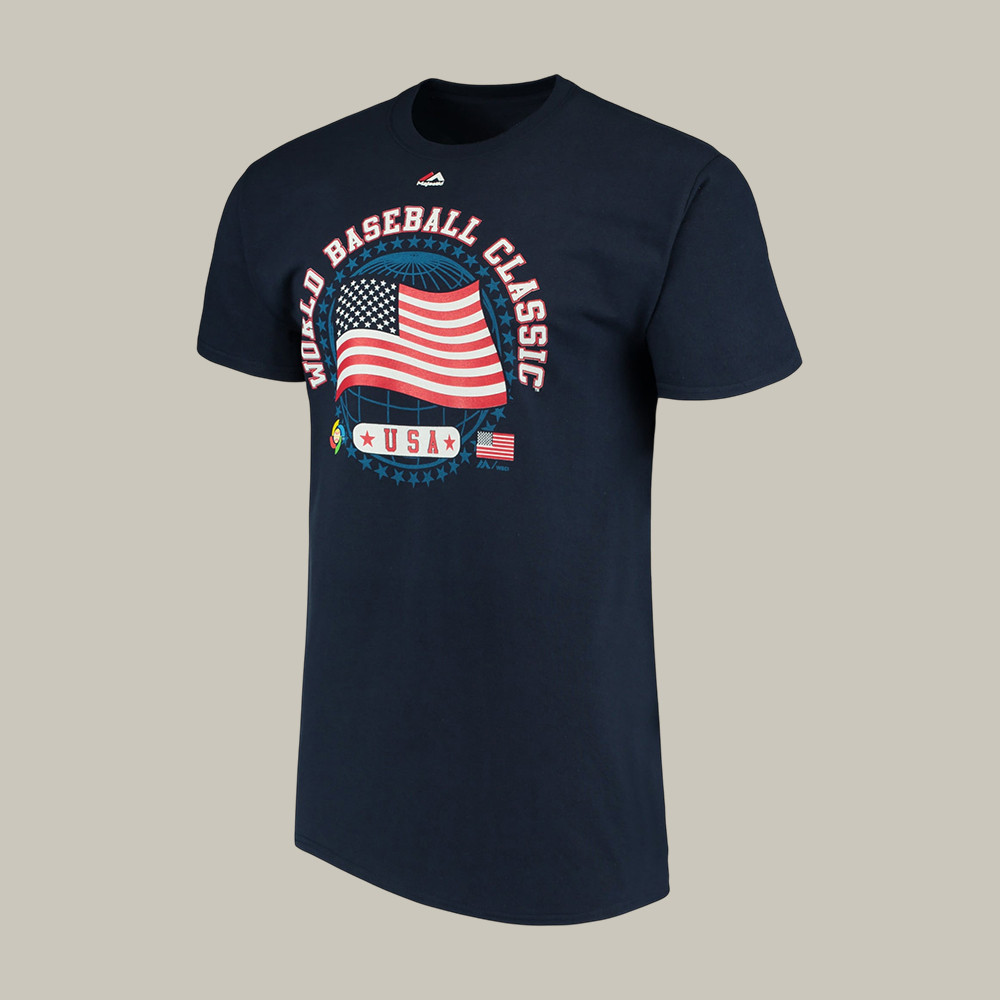 USA 2026 World Baseball Classic T-Shirt American Flag 2026 WBC Shirt Best Fan Gear
