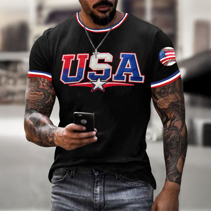USA 2026 World Baseball Classic T-Shirt USA Baseball Merch Present For Huge Fans