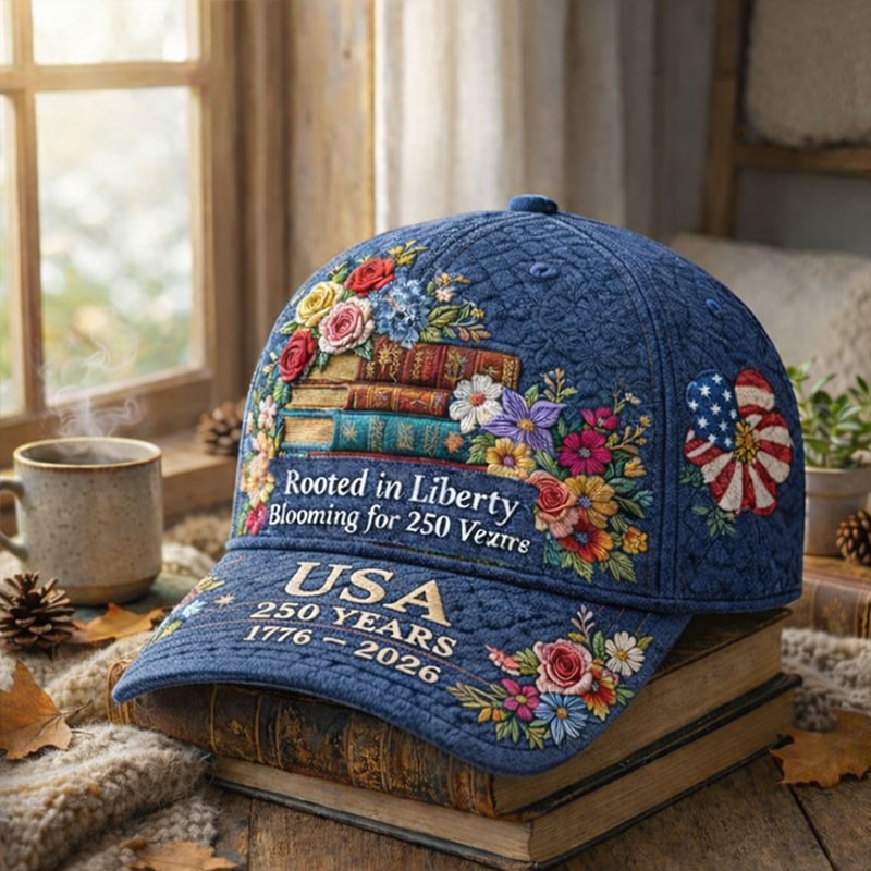 USA 250 Years 1776 2026 Hat Rooted In Liberty Baseball Cap July 4th Gift