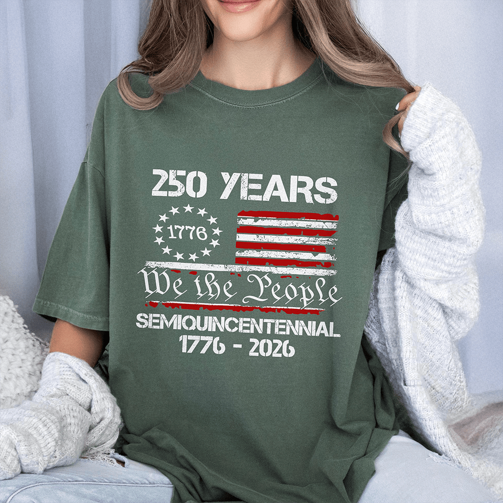 USA 250 Years 1776 2026 Sweatshirt We The People Merch Semiquincentennial Merch Patriotic Gifts