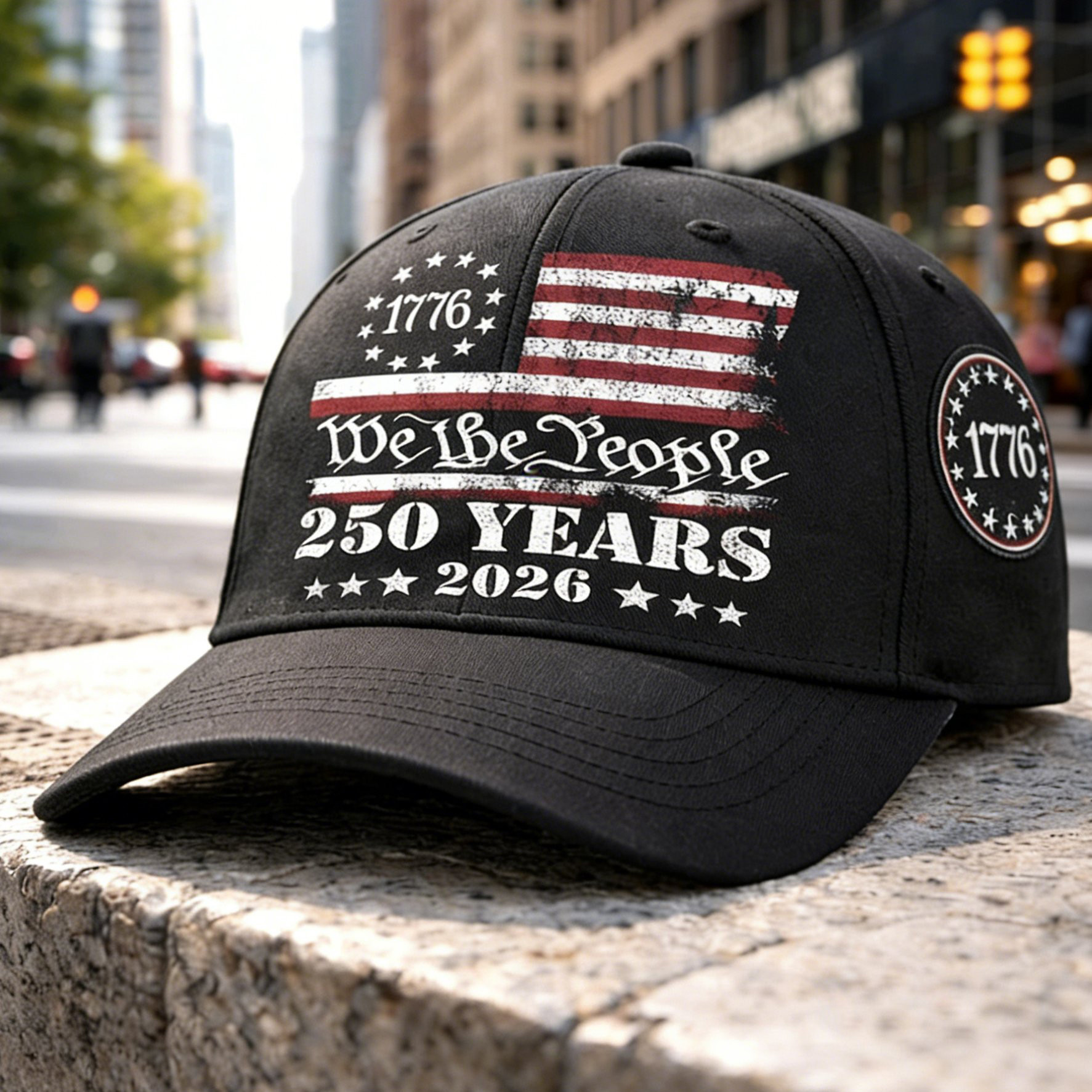 USA 250 Years 1776 2026 We The People Hat America's Birthday Baseball Cap