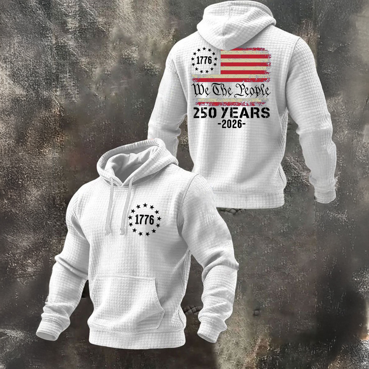 USA 250 Years 1776 2026 We The People Hoodie Independence Day 2026 Merch