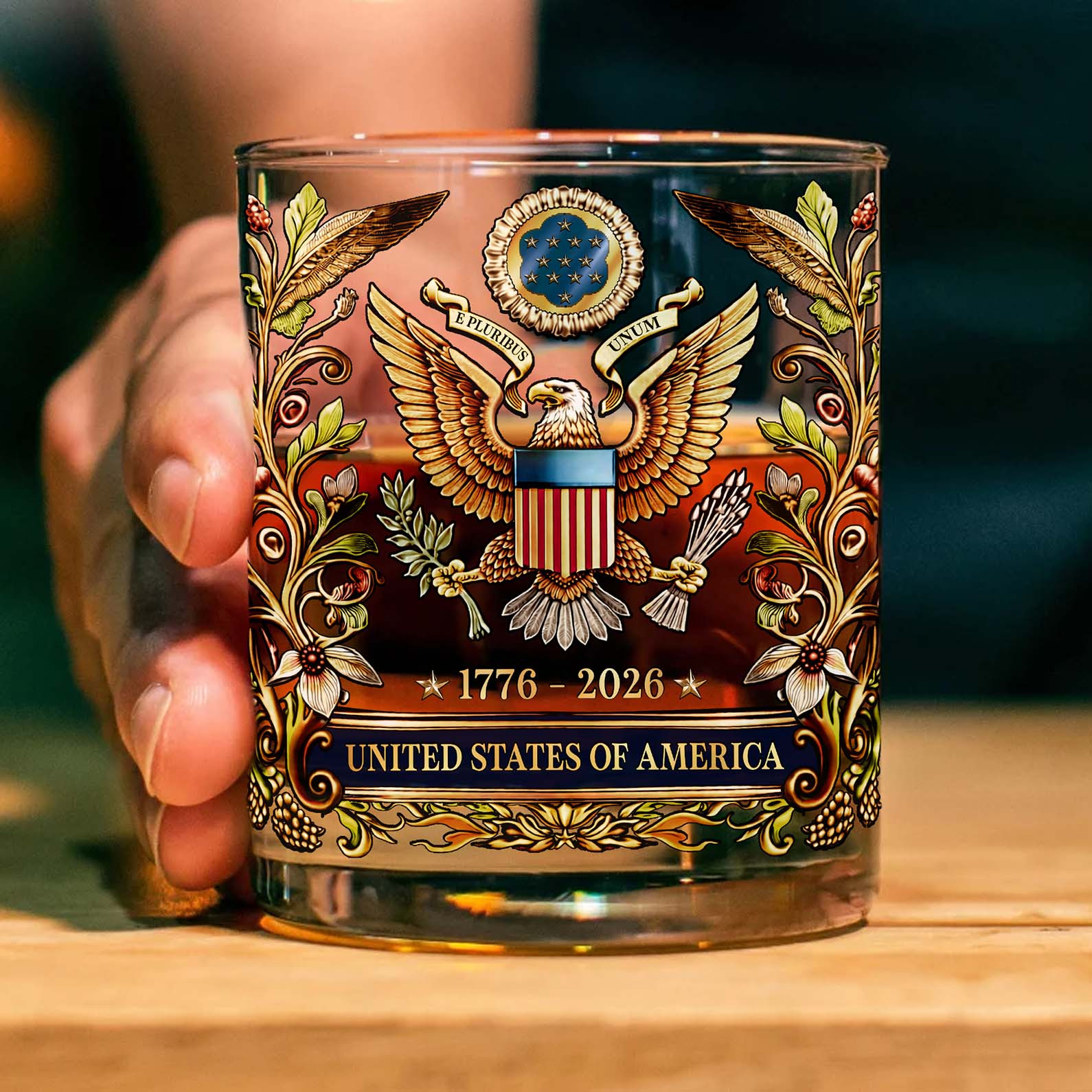 Usa 250 Years Anniversary Whiskey Glass Patriotic 17762026 Whiskey Glass 4th Of July Whiskey Glass