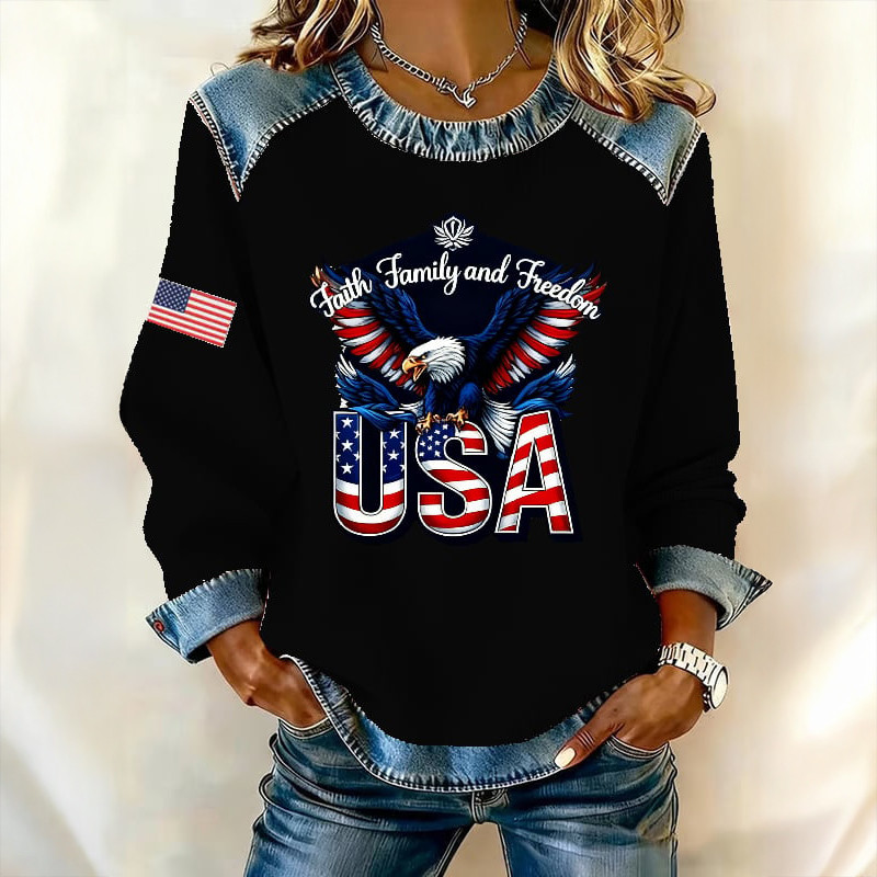 USA 250 Years Faith Family And Freedom Sweatshirt 1776 2026 Merch Independence Day Gifts