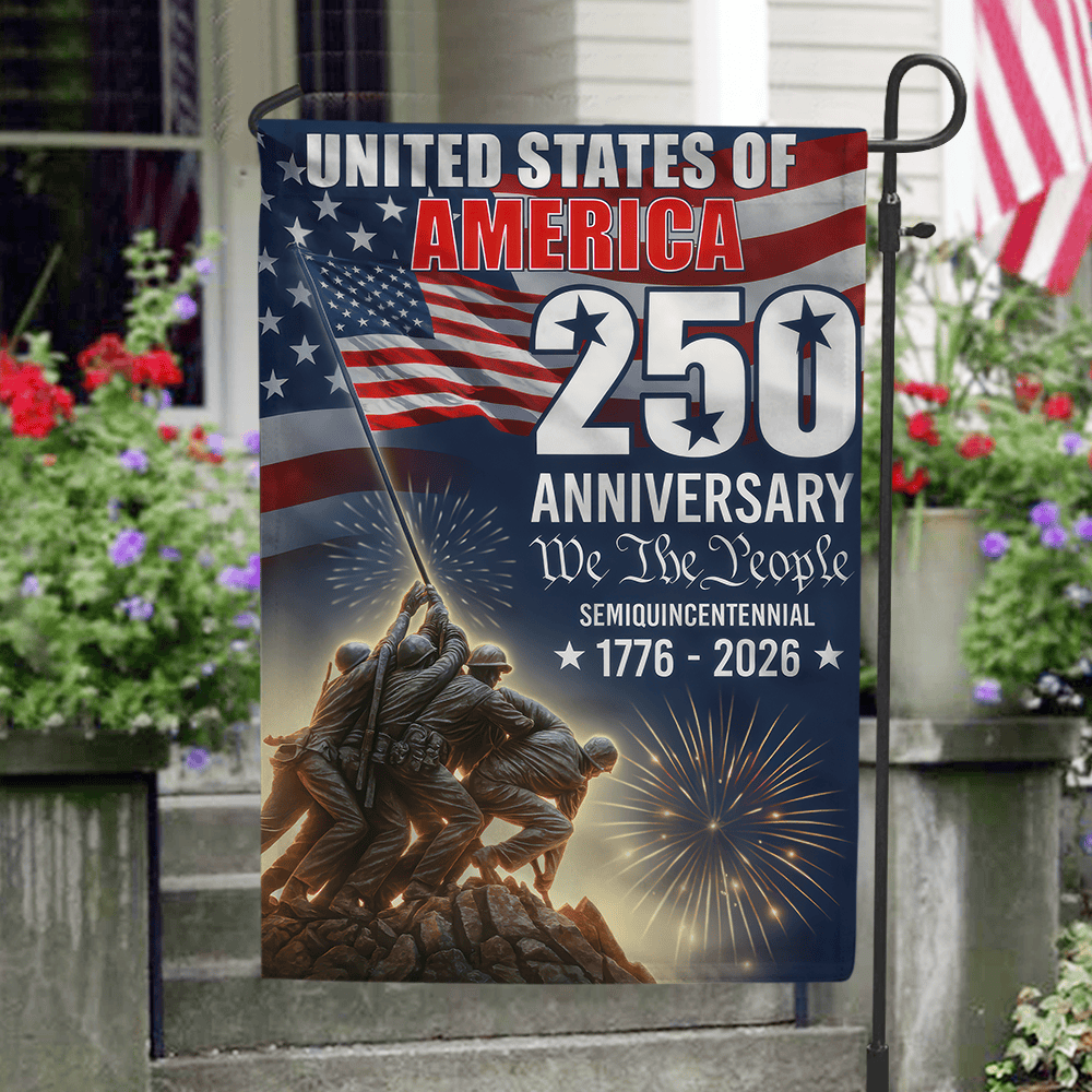 USA 250 Years Of America 1776 2026 We The People Patriotic Flag America's Birthday Gifts