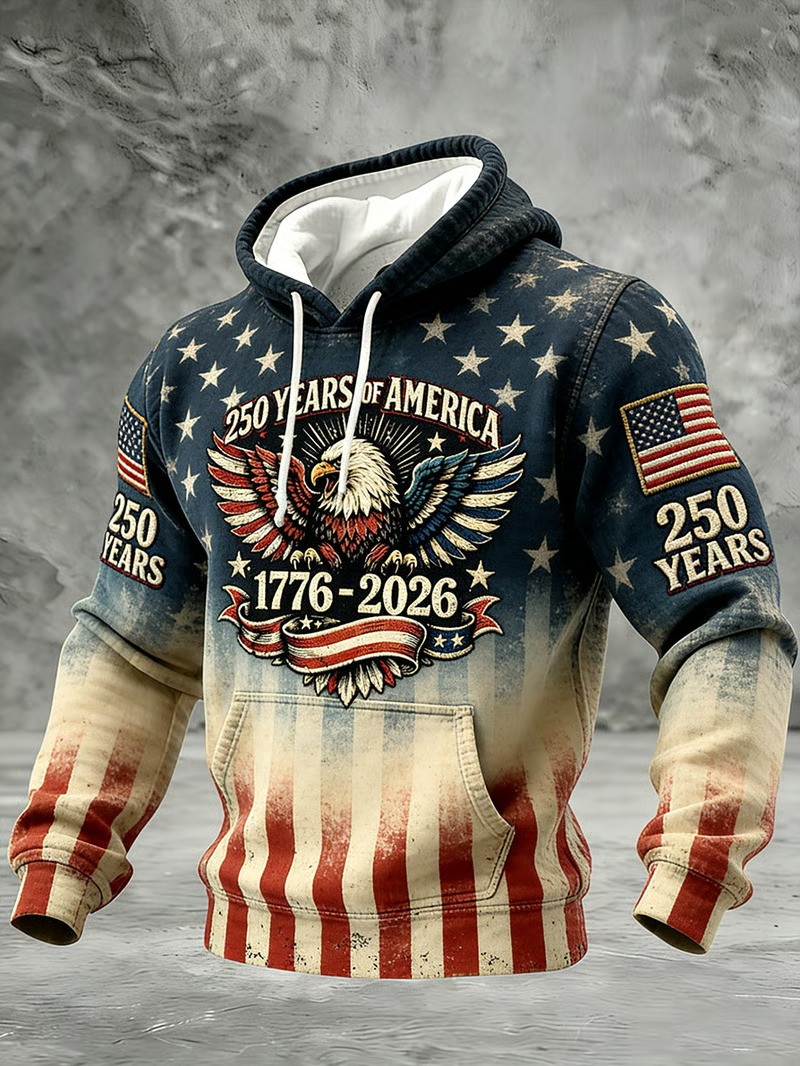 USA 250 Years Of America Hoodie 1776 2026 Independence Day Shirt Independence Day Gift