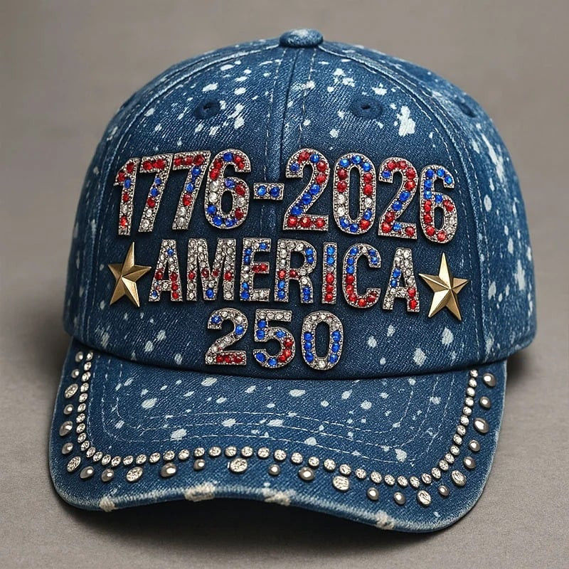 USA 250 Years Of Freedom 1776 2026 Hat America's Birthday Cap Great Gifts For Him