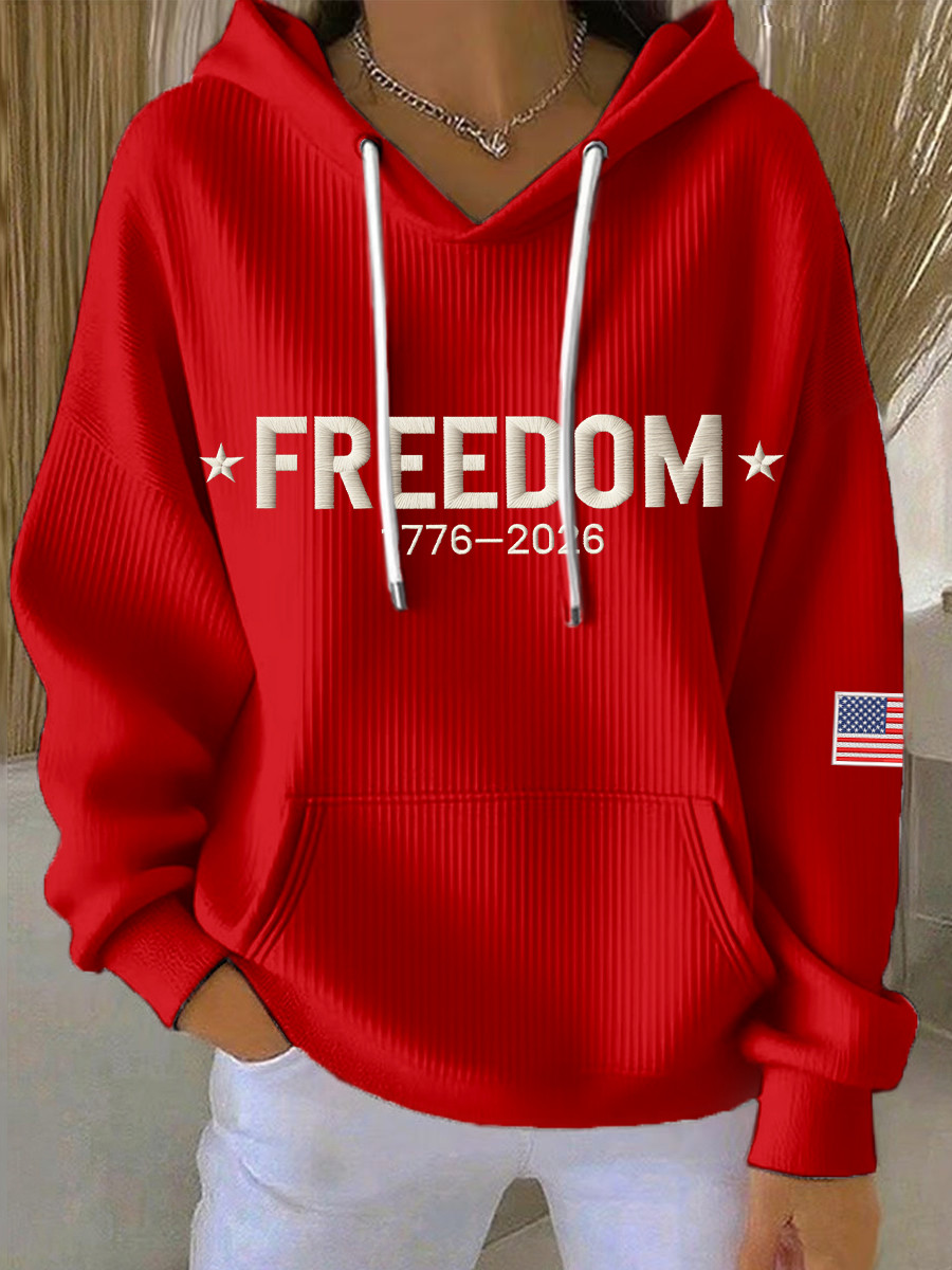 USA 250 Years Of Freedom 1776 2026 Hoodie Independence Day 2026 Apparel Gift For Mother