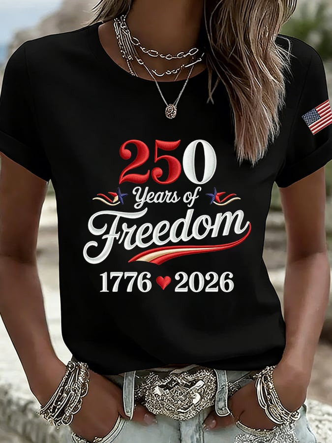 USA 250 Years Of Freedom 1776 2026 T-Shirt America Birthday Shirt 4th Of July Gifts