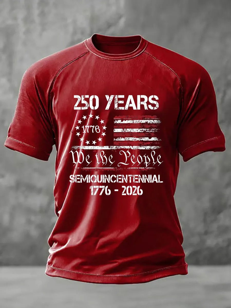 USA 250 Years Of Freedom 1776 2026 T-Shirt Semiquincentennial Shirt Patriotic Presents