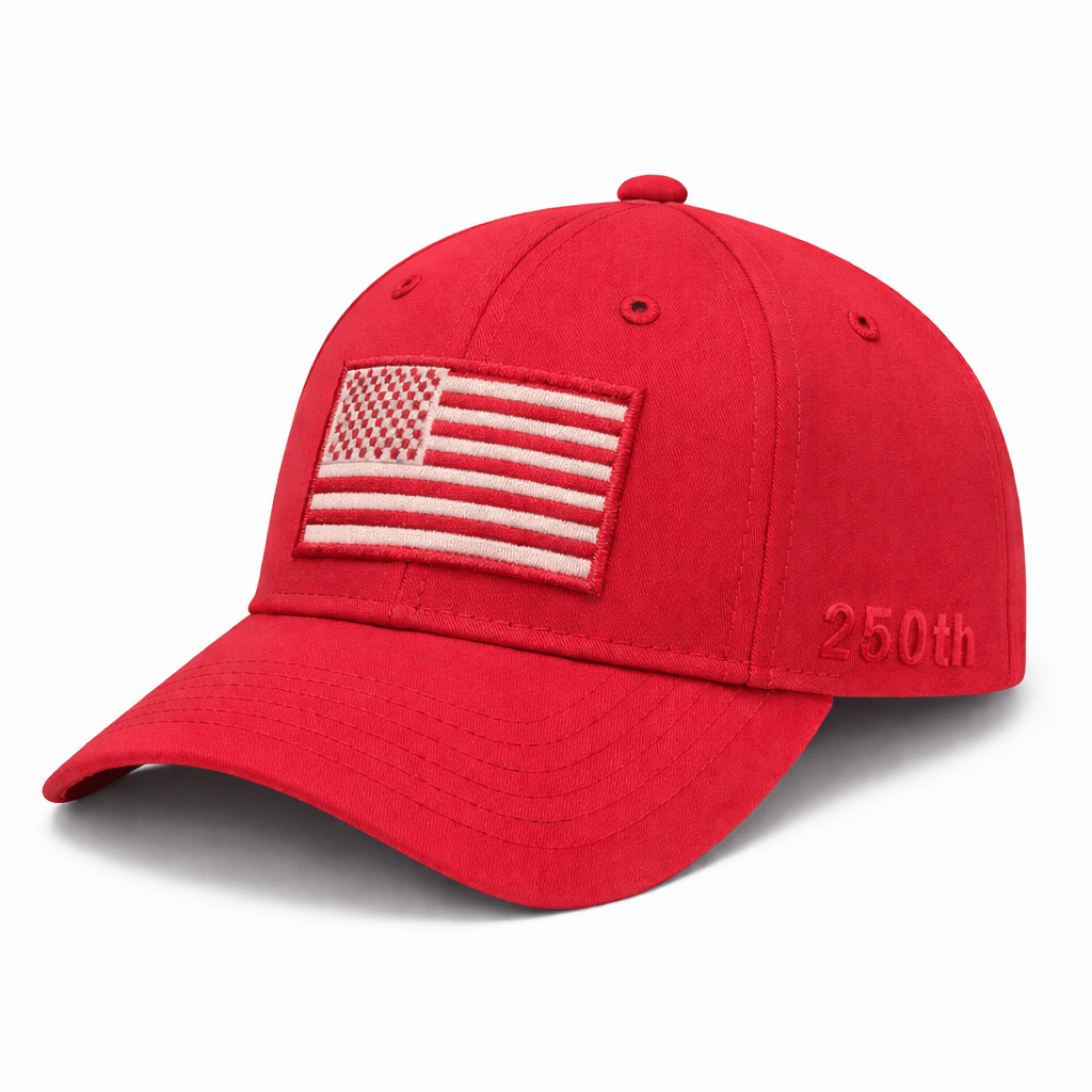 USA 250 Years Of Freedom American Flag Baseball Cap Unique Patriotic Gifts