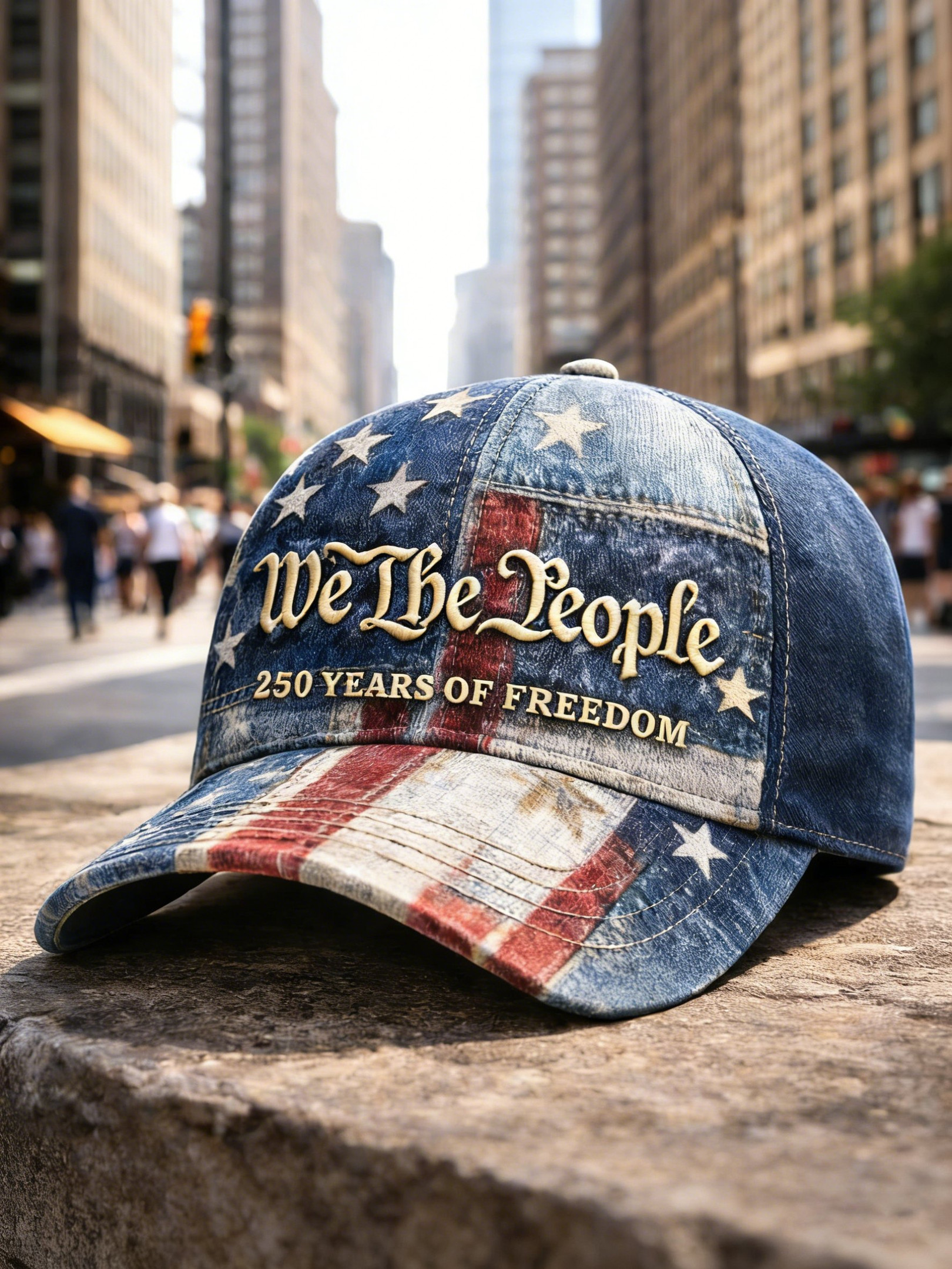 USA 250 Years Of Freedom Hat 1776 2026 Merch We The People American Flag Cap Gifts For Patriots