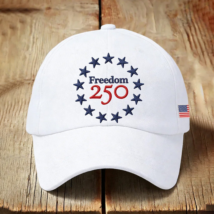USA 250 Years Of Freedom Hat Best 4Th Of July Baseball Cap Patriotic Gift For Men