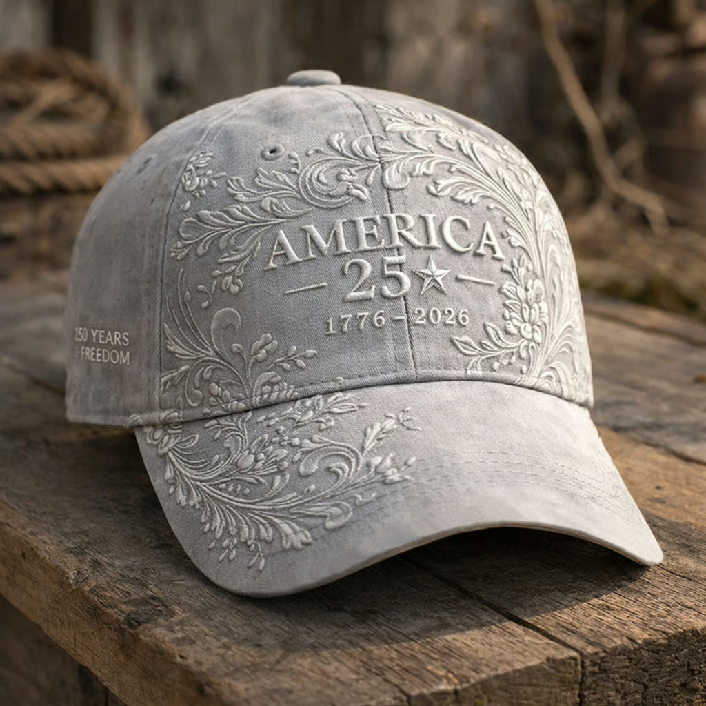 USA 250 Years Of Freedom Hat Embroidered 1776 2026 Merch Patriotic Cap Gifts For Mother