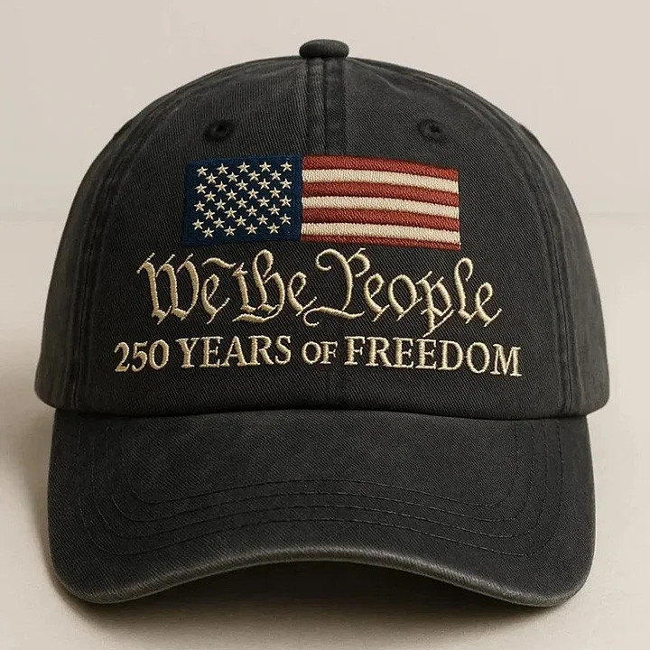 USA 250 Years Of Freedom Hat We The People Baseball Cap Fourth Of July Gift