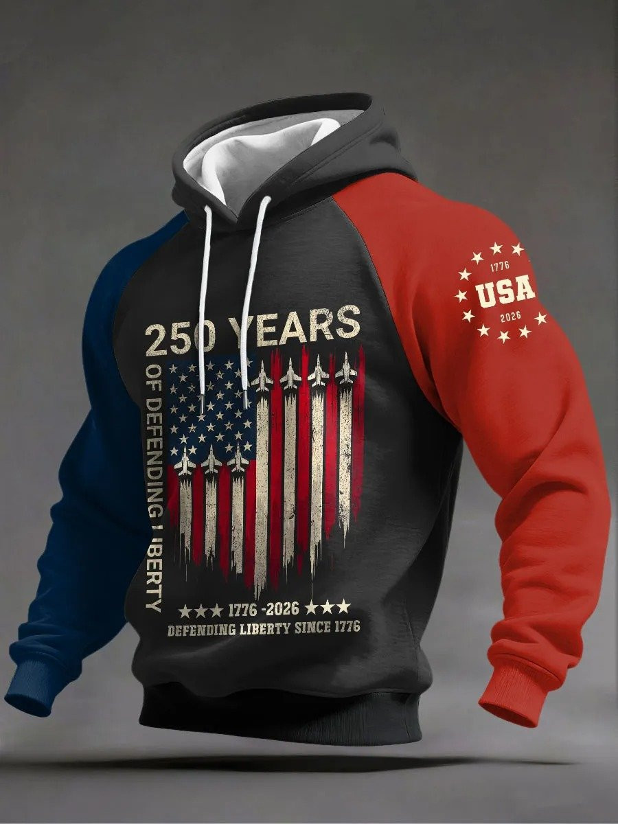 USA 250 Years Of Freedom Hoodie American Revolution 250 Hoodie Presents