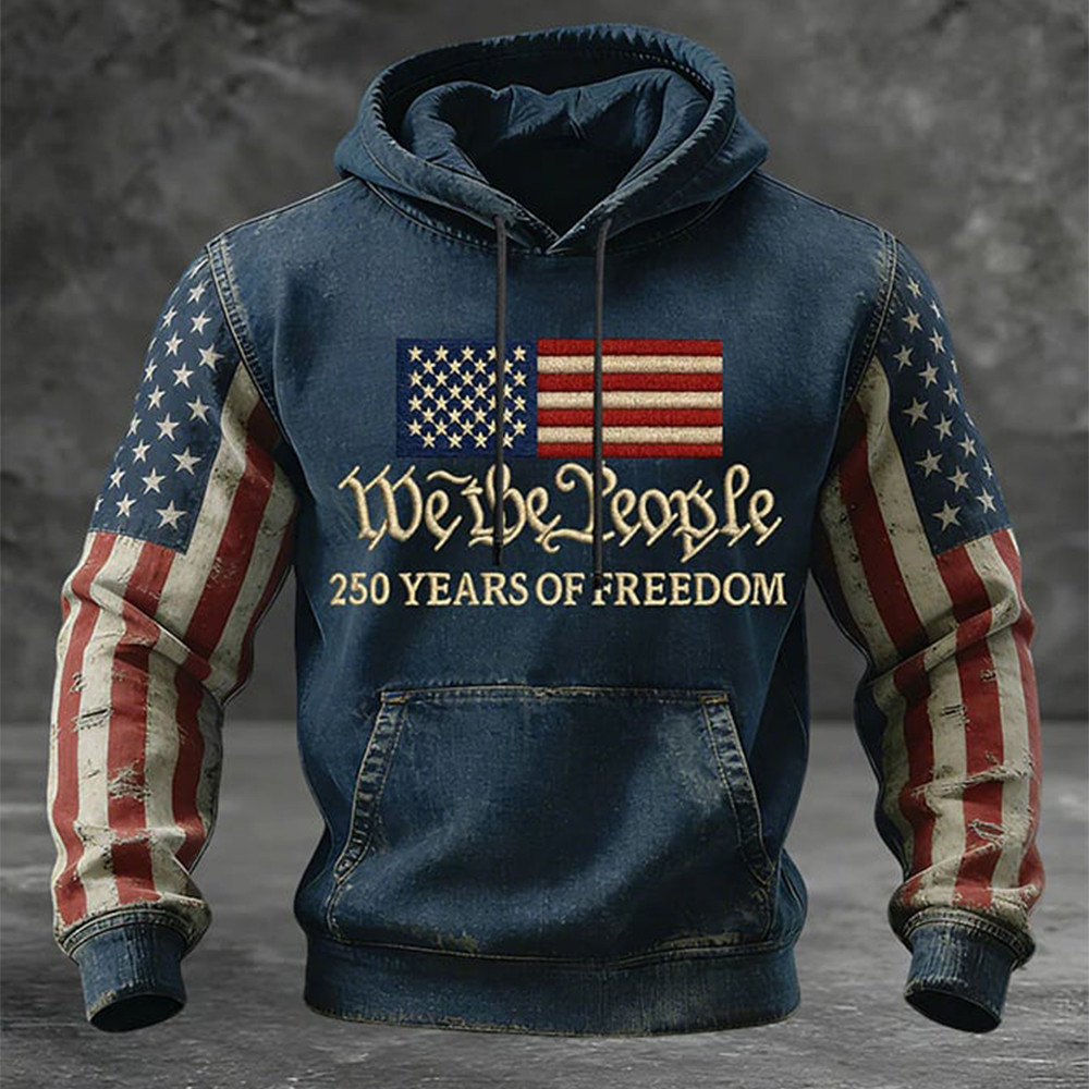 USA 250 Years Of Freedom Hoodie We The People Merch Unique Gifts For Friends