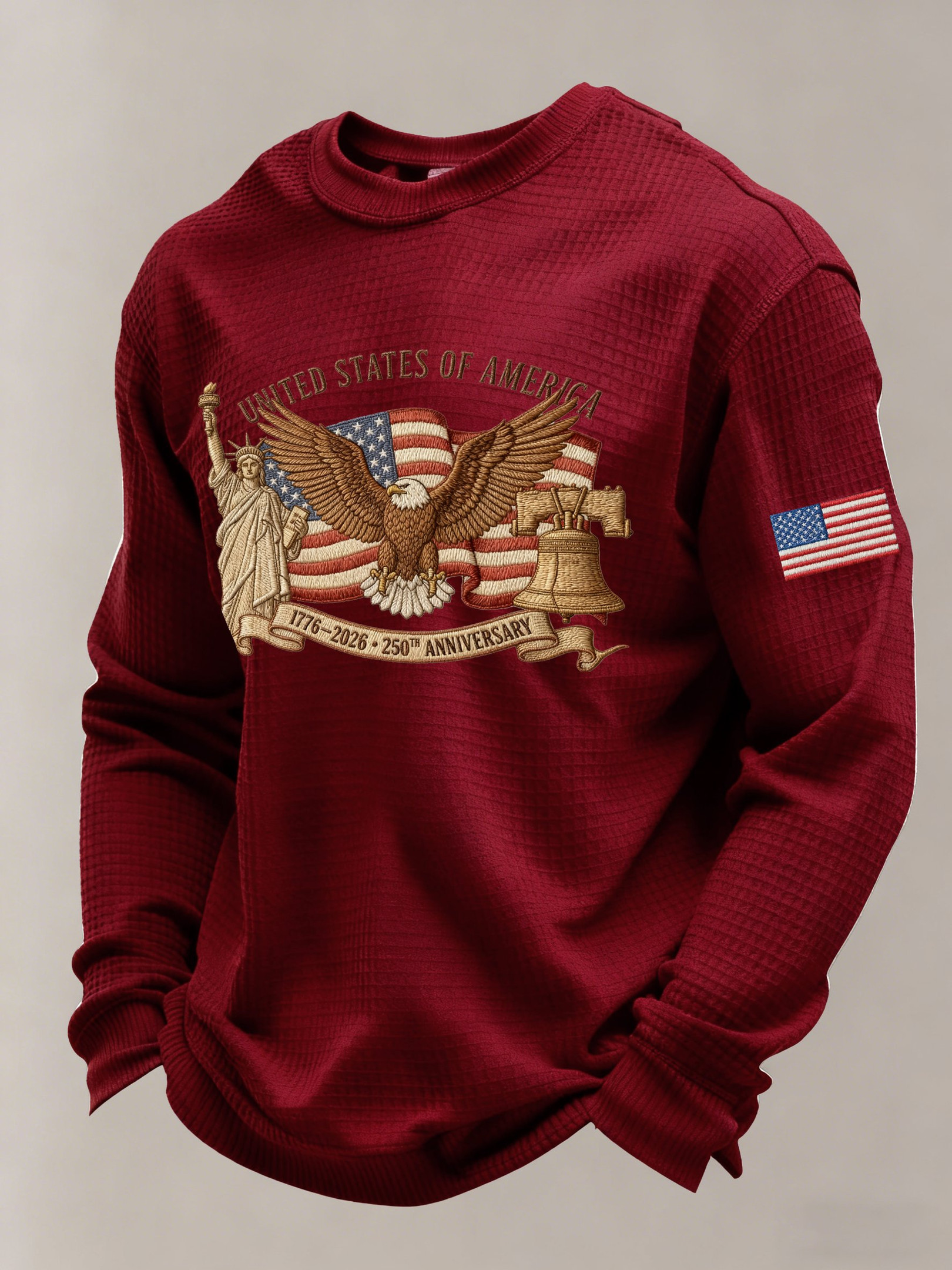 USA 250 Years Of Freedom Long Sleeve Shirt 1776 2026 American Patriot Apparel Gifts USA 250 Years Of Freedom Long Sleeve Shirt 1776 2026 American Patriot Apparel Gifts