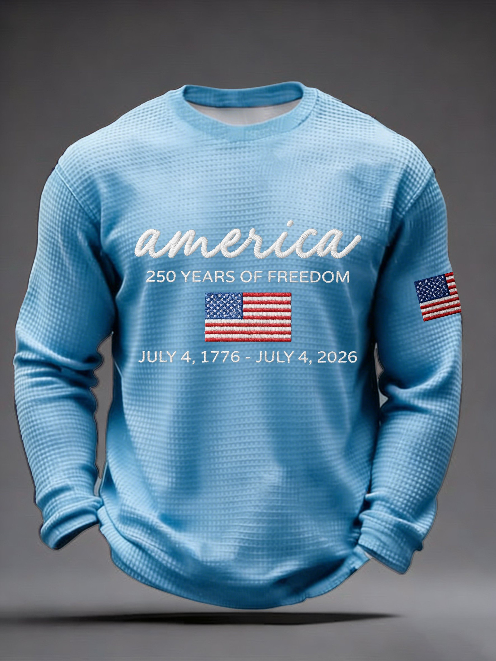 USA 250 Years Of Freedom Long Sleeve Shirt American Patriot Clothing Gifts For Brother