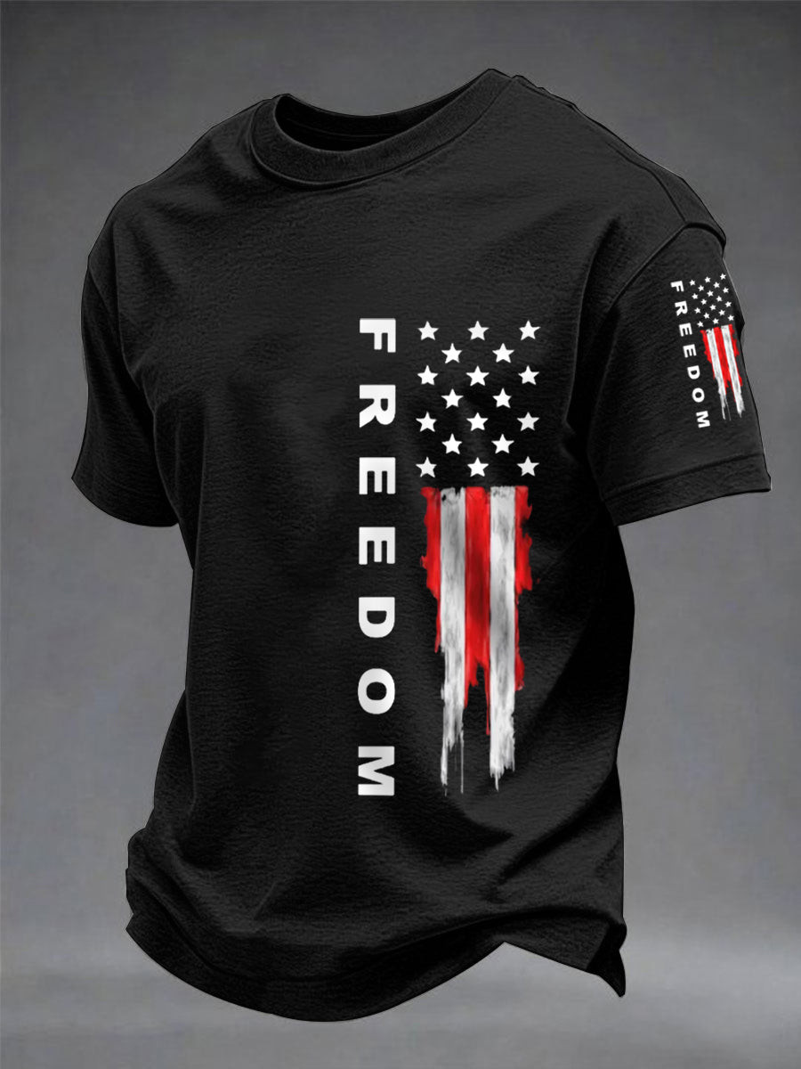 USA 250 Years Of Freedom Shirt Stars And Stripes Men's Merchandise Unique Brother Gifts