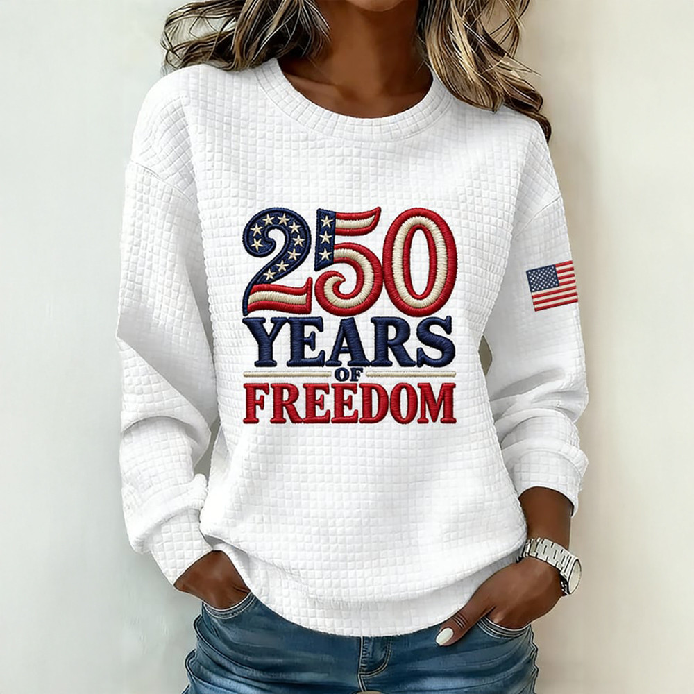 USA 250 Years Of Freedom Sweatshirt America's 250th Birthday Apparel 4th Of July Gifts
