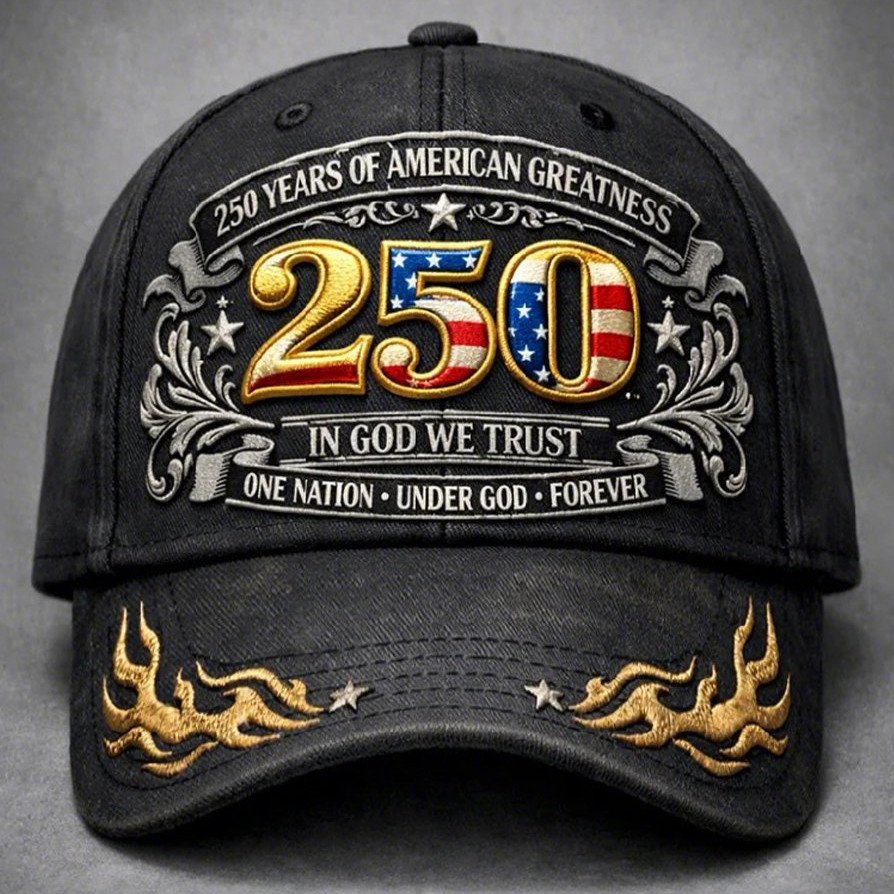 USA 250 Years Of Greatness 1776 2026 Hat Independence Day Baseball Cap Present For Him