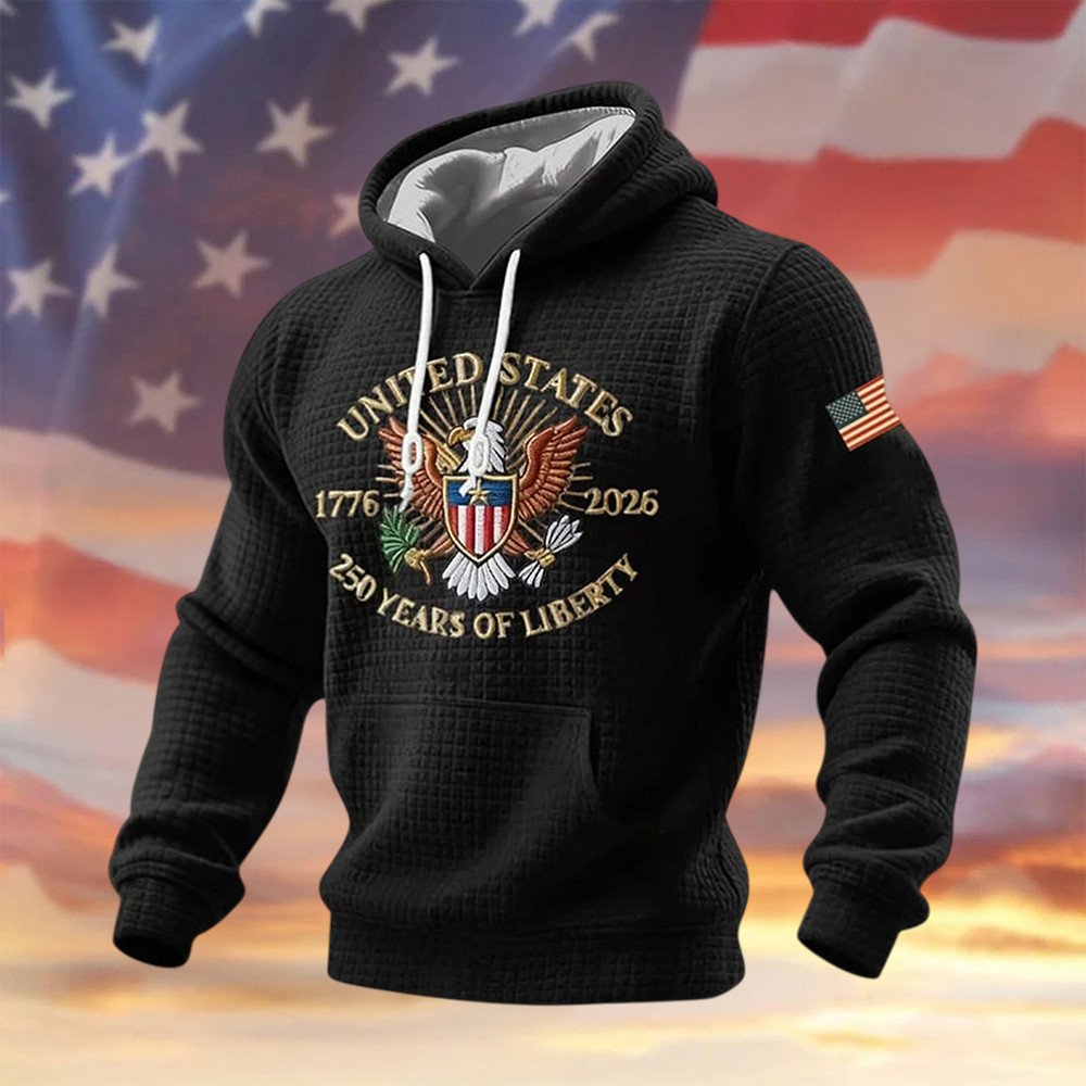 USA 250 Years Of Liberty 1776 2026 Hoodie American 250 Years Birthday Apparel
