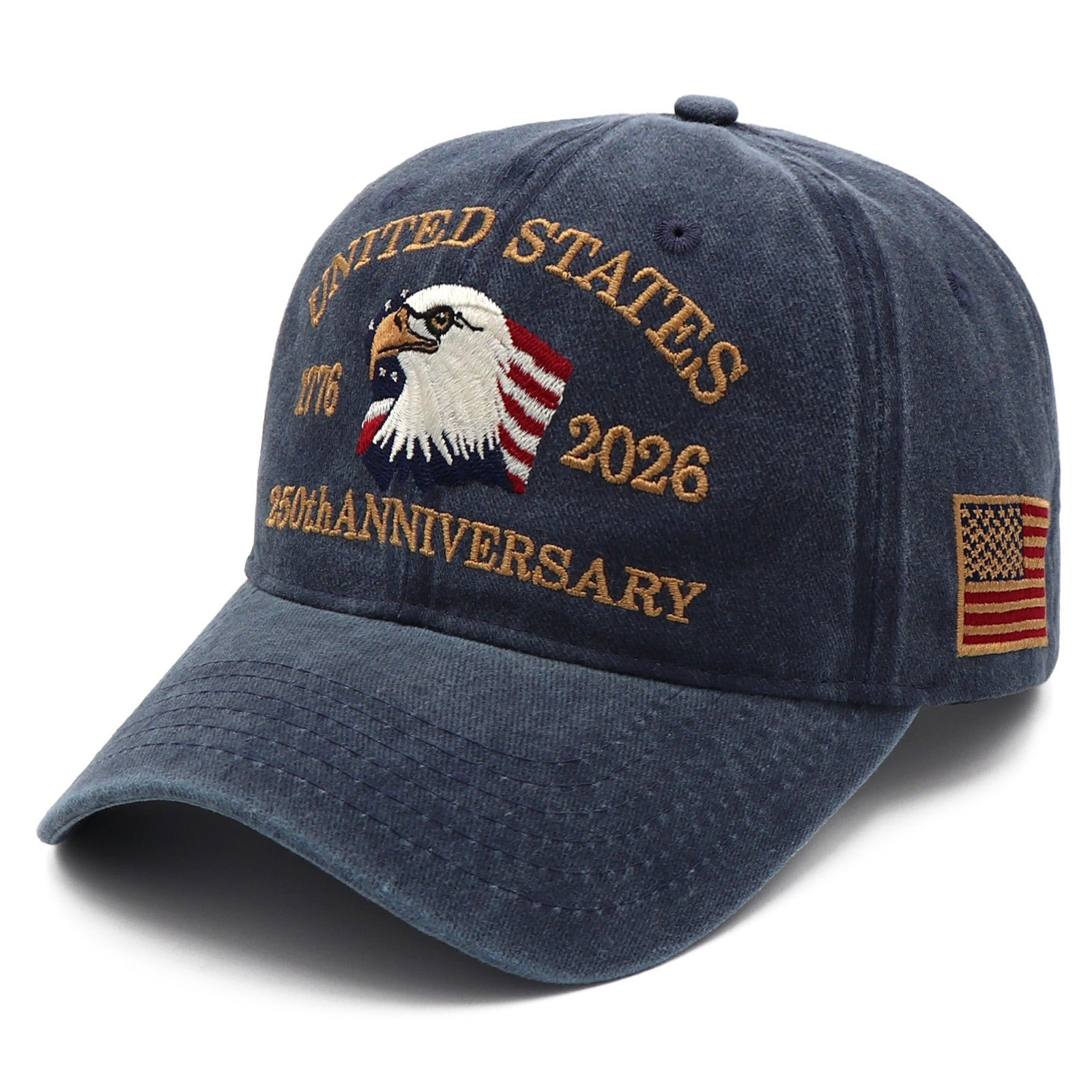 USA 250 Years Of Liberty Baseball Cap 1776 2026 Bald Eagle Merchandise Best Patriotic Gifts