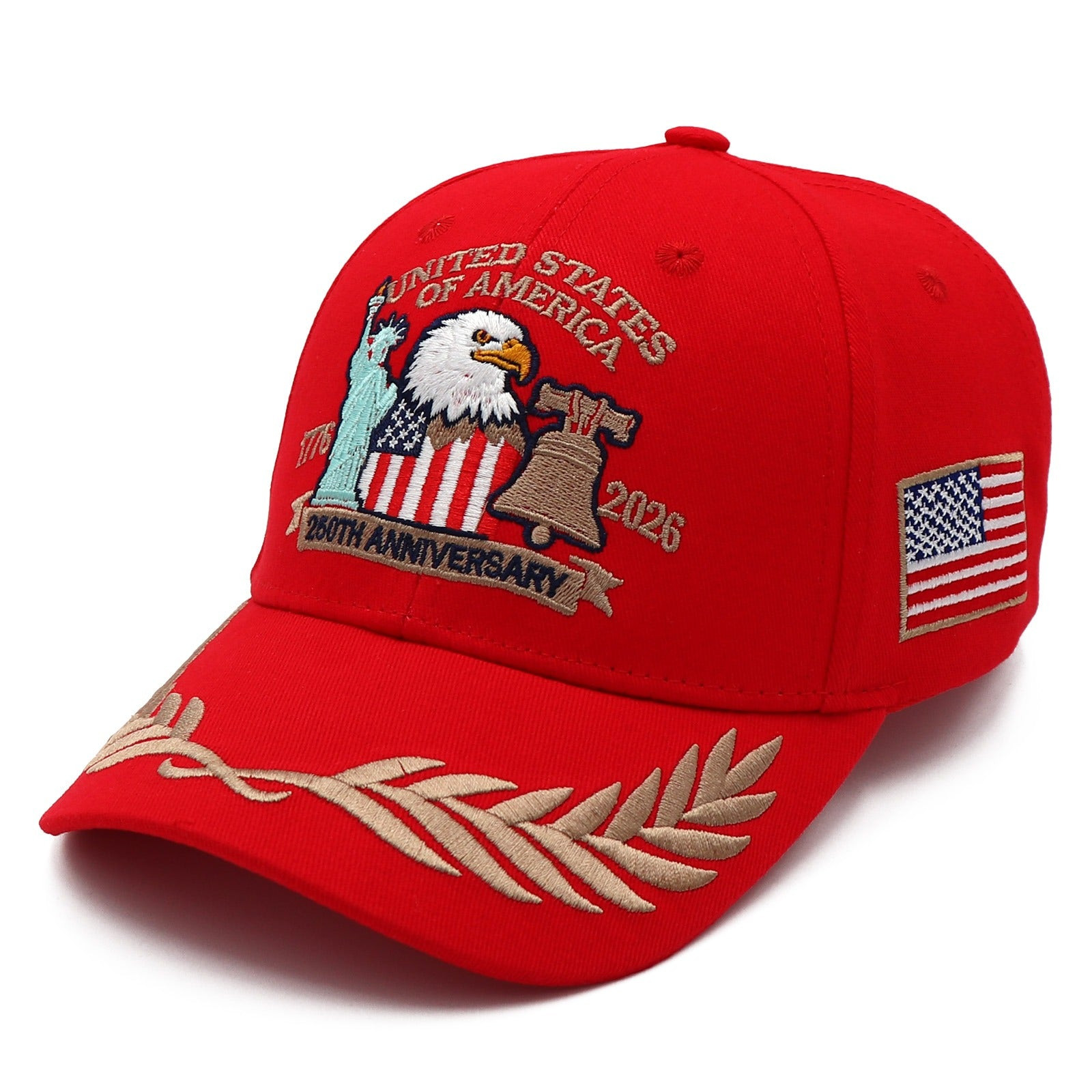 USA 250 Years Strong Baseball Cap 1776 2026 Mens Merchandise Gifts For Patriotic Brother