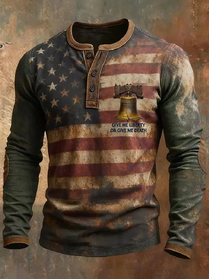 USA 250th Anniversary 1776 2026 Button Long Sleeve Shirt Liberty Bell Vintage Clothing Presents