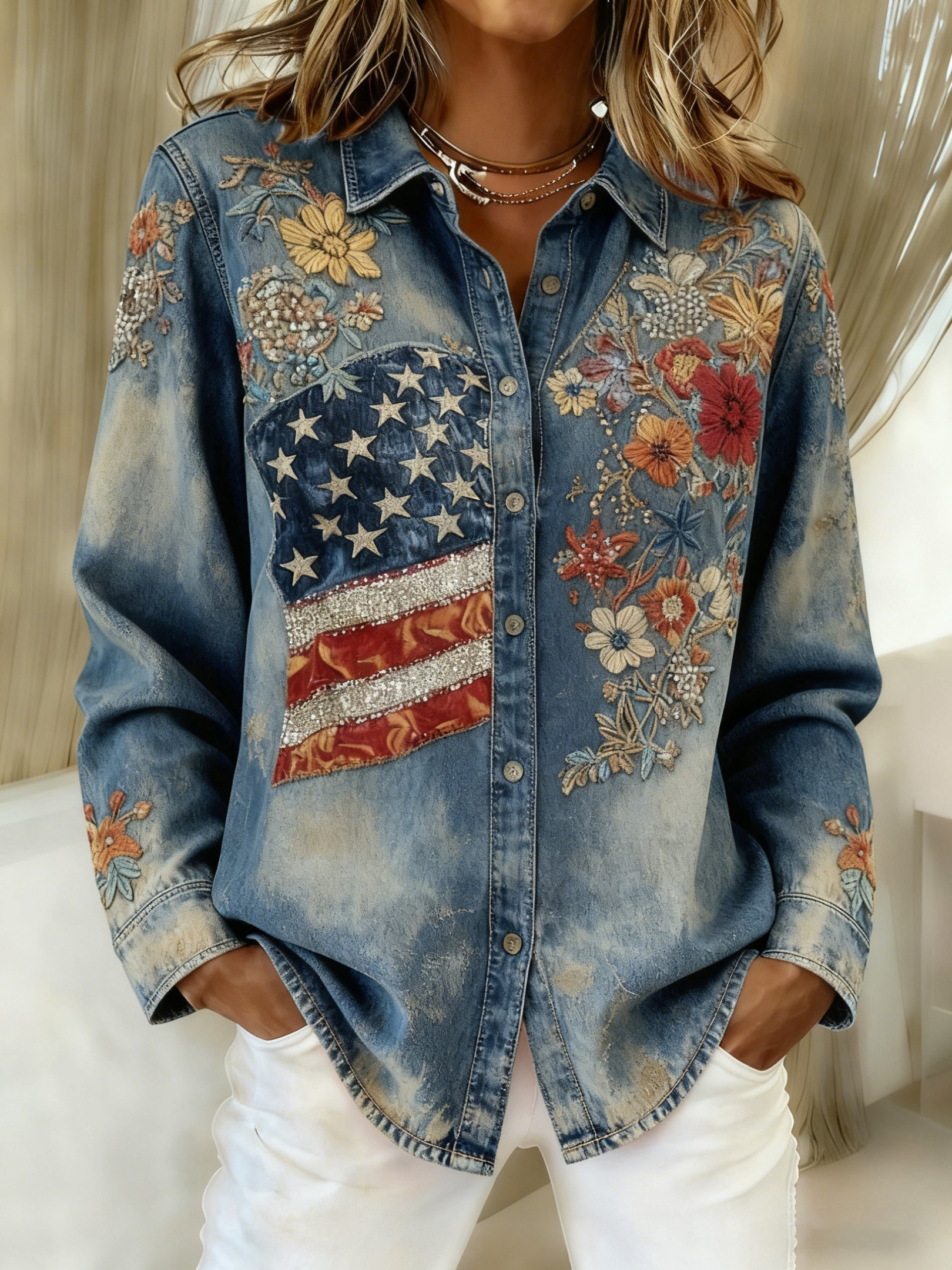 USA 250th Anniversary 1776 2026 Button Up Long Sleeve Independence Day Merch USA 250th Anniversary 1776 2026 Button Up Long Sleeve Independence Day Merch