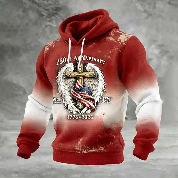 USA 250Th Anniversary 1776 2026 Faith Hoodie Semiquincentennial Merch July 4th Gift