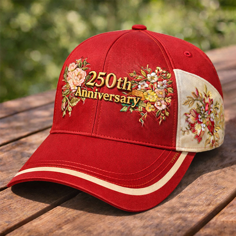 USA 250Th Anniversary 1776 2026 Floral Hat America's 250 Birthday Merch Patriotic Gift