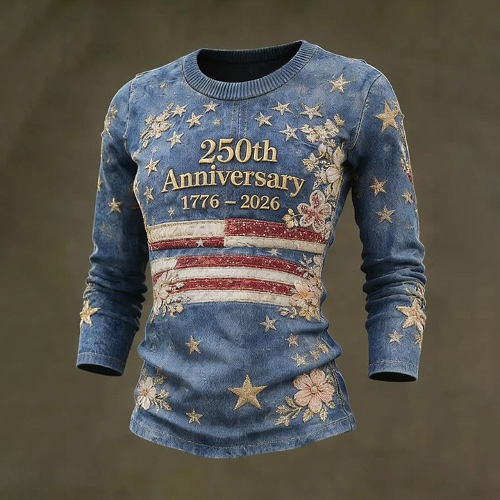 USA 250Th Anniversary 1776 2026 Floral Sweatshirt America's 250 Birthday Apparel July 4th Gifts