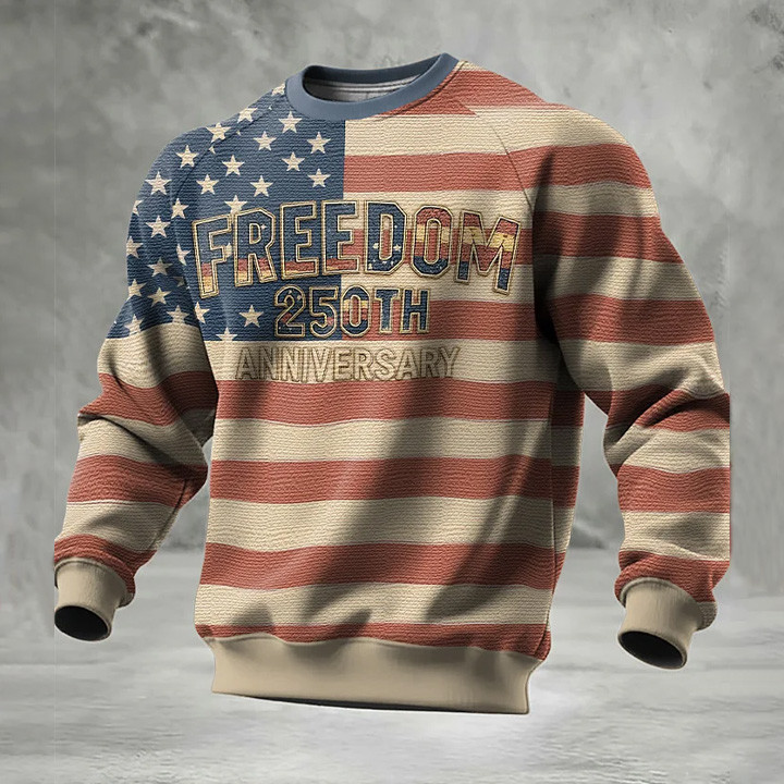 USA 250Th Anniversary 1776 2026 Freedom Sweatshirt Independence Day Apparel Gift Ideas For Him