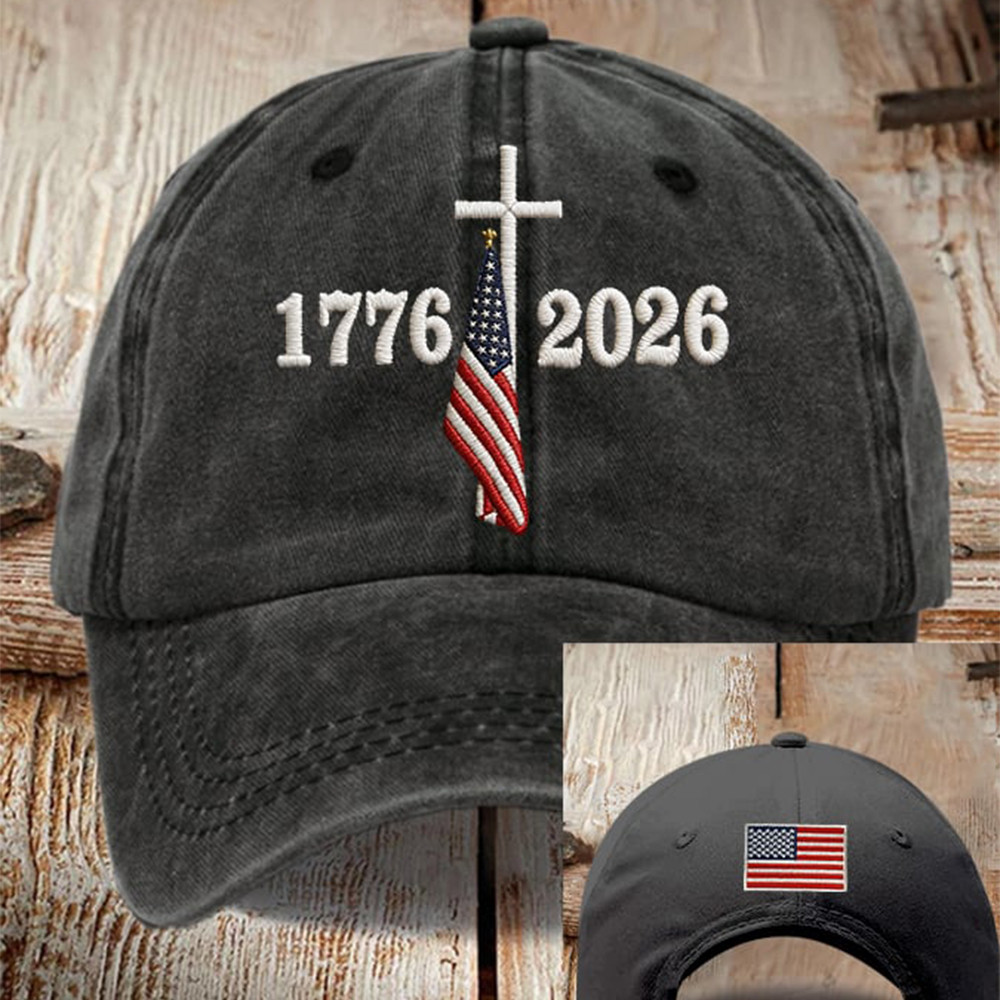 USA 250Th Anniversary 1776 2026 Hat Holy Cross Cap Unique Gifts For Him