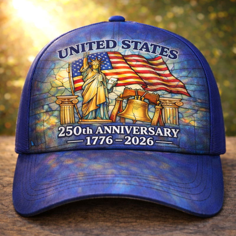 USA 250Th Anniversary 1776 2026 Hat Statue Of Liberty Baseball Cap Semiquincentennial Merch