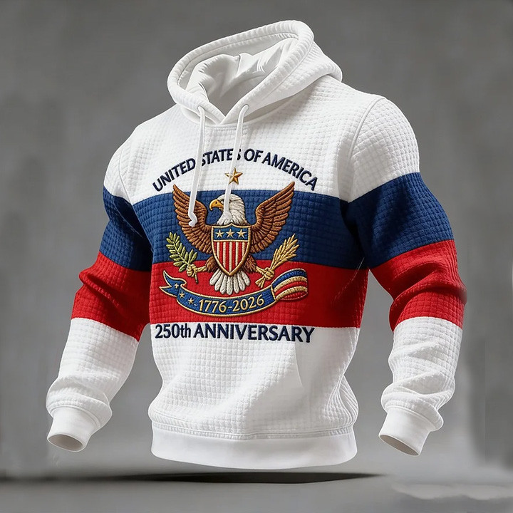 USA 250th Anniversary 1776 2026 Hoodie Best 4Th Of July Merch Patriotic Gift For Husband