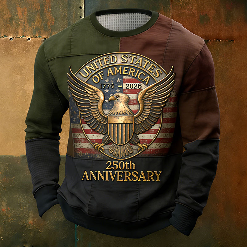 USA 250Th Anniversary 1776 2026 Long Sleeve Shirt Independence Day 2026 Apparel Patriots Gift