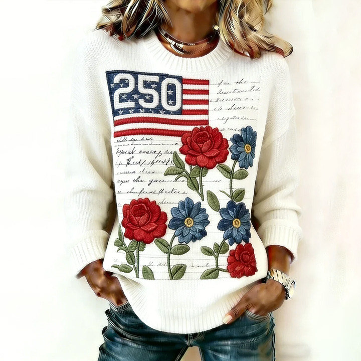 USA 250Th Anniversary 1776 2026 Sweater Independence Day 2026 Apparel